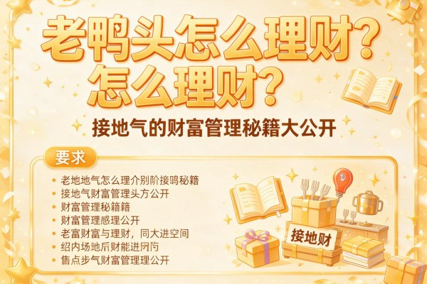 老鸭头怎么理财？接地气的财富管理秘籍大公开