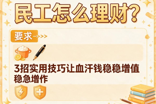 民工怎么理财？3招实用技巧让血汗钱稳稳增值