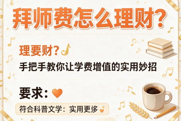 拜师费怎么理财？手把手教你让学费增值的实用妙招