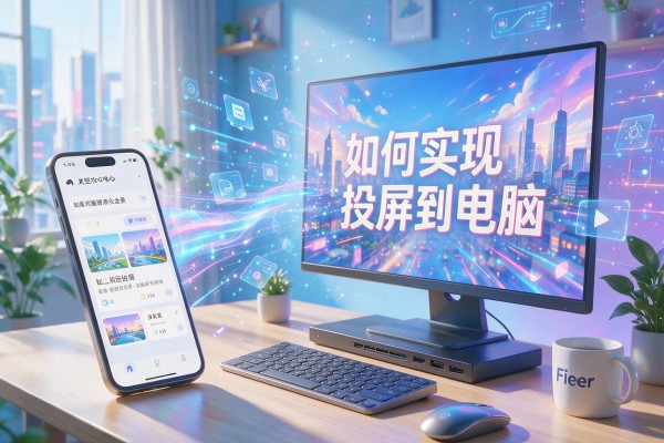 手机如何实现投屏到电脑