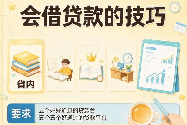 会借贷款的技巧，省内五个好通过的贷款平台
