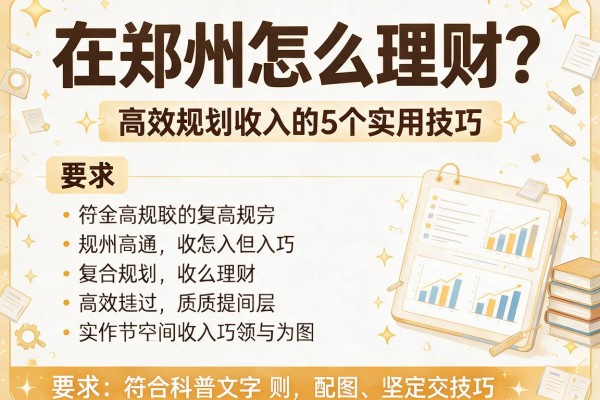 在郑州怎么理财？高效规划收入的5个实用技巧