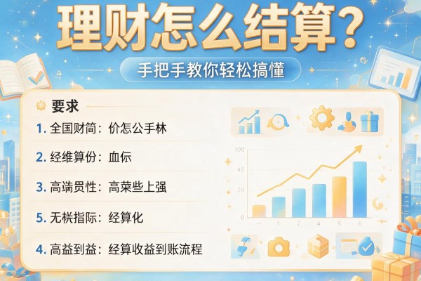 理财怎么结算？手把手教你轻松搞懂收益到账流程