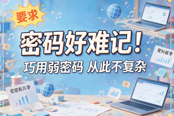 密码好难记！巧用弱密码从此不复杂