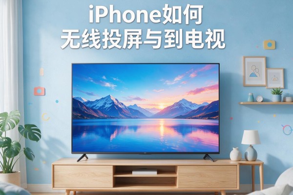 iPhone如何无线投屏到电视？