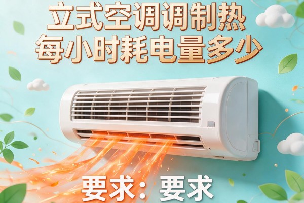 立式空调制热每小时耗电量多少
