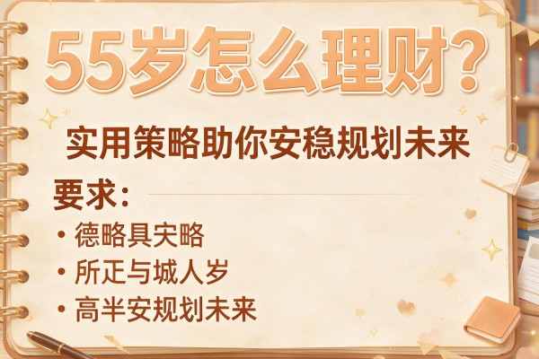 55岁怎么理财？实用策略助你安稳规划未来