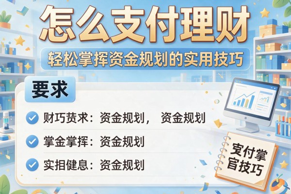 怎么支付理财：轻松掌握资金规划的实用技巧