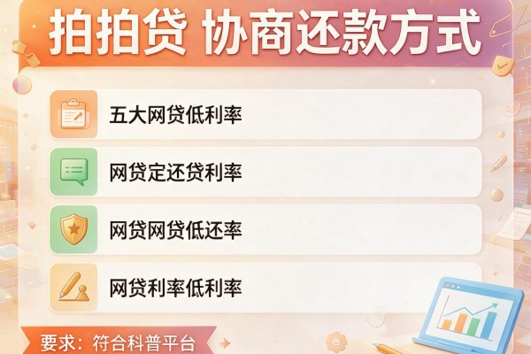 拍拍贷协商还款方式，五大网贷利率低的平台