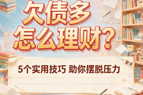 欠债多怎么理财？5个实用技巧助你摆脱压力