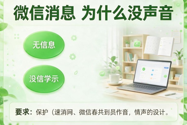 微信消息为什么没声音？