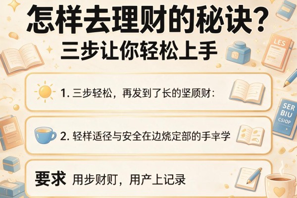 怎样去理财的秘诀？三步让你轻松上手