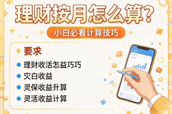 理财按月怎么算？小白必看的灵活收益计算技巧