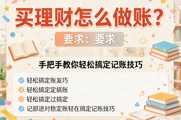 买理财怎么做账?手把手教你轻松搞定记账技巧