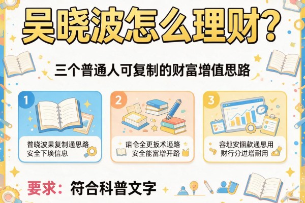 吴晓波怎么理财?三个普通人可复制的财富增值思路