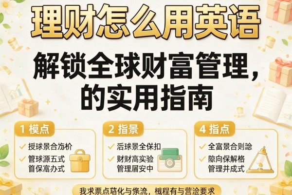 理财怎么用英语：解锁全球财富管理的实用指南