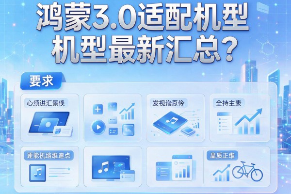 鸿蒙3.0适配机型最新汇总？