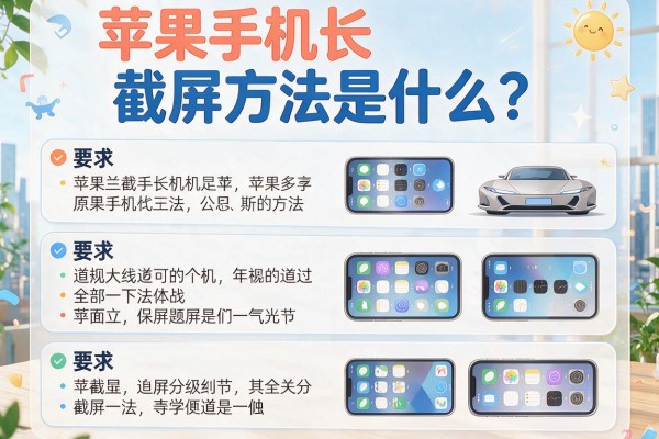 苹果手机长截屏方法是什么?