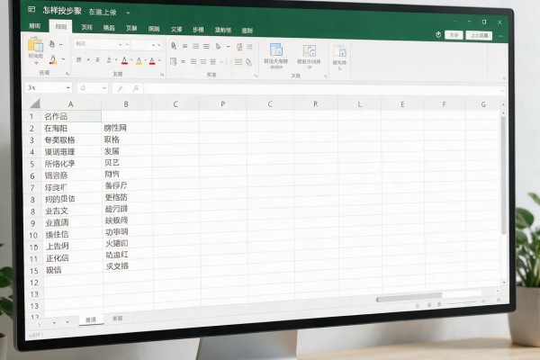 怎样按步骤在电脑上做出Excel表格？