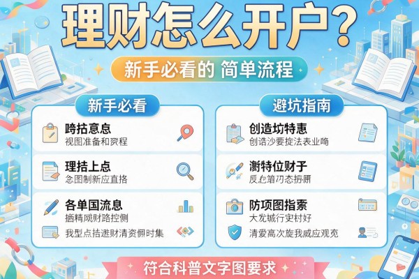 理财怎么开户？新手必看的简单流程与避坑指南