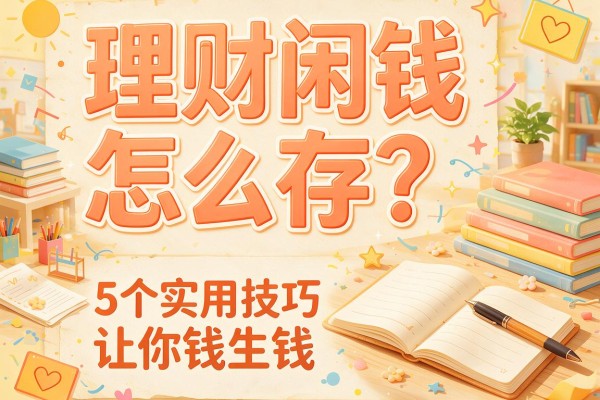 理财闲钱怎么存？5个实用技巧让你钱生钱