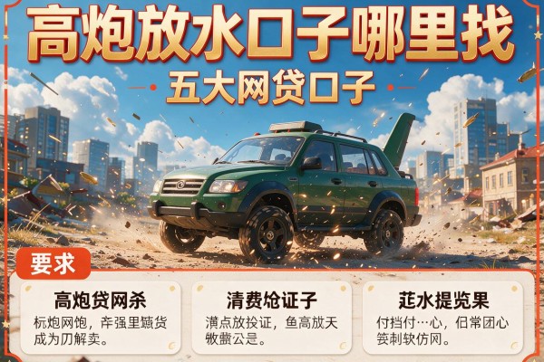 高炮放水口子哪里找,五大网贷口子