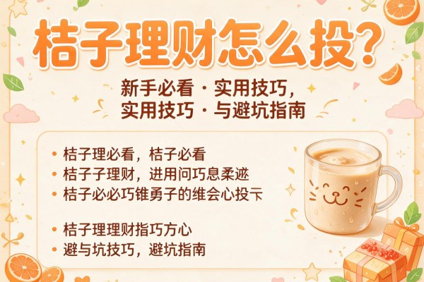 桔子理财怎么投？新手必看的实用技巧与避坑指南