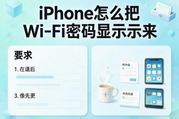 iPhone怎么把WiFi密码显示出来