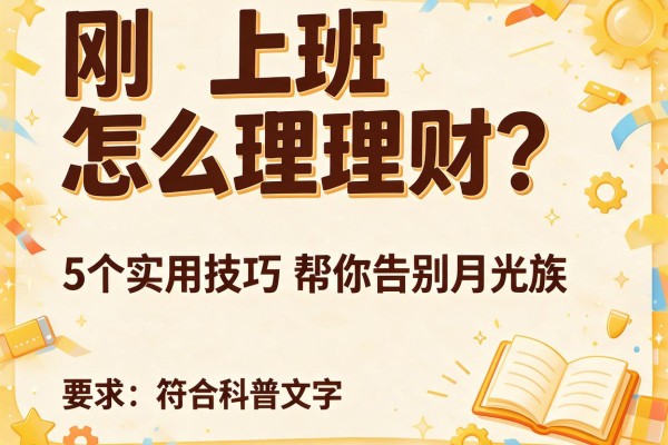 刚上班怎么理财？5个实用技巧帮你告别月光族