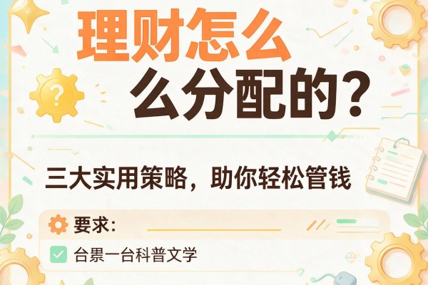 理财怎么分配的？三大实用策略助你轻松管钱