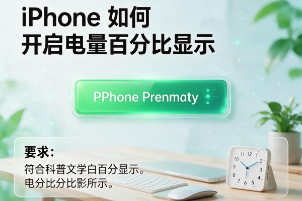 iPhone如何开启电量百分比显示