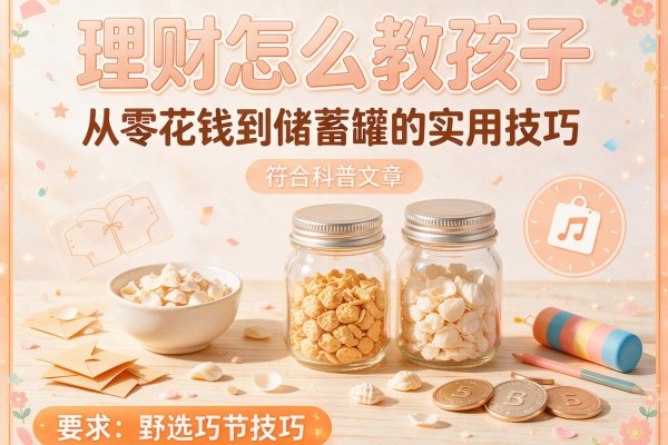 理财怎么教孩子:从零花钱到储蓄罐的实用技巧