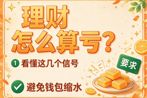 理财怎么算亏？看懂这几个信号，避免钱包缩水