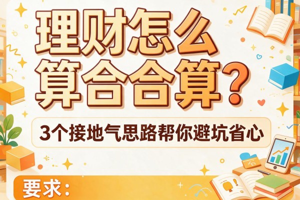 理财怎么算合合算？3个接地气思路帮你避坑省心