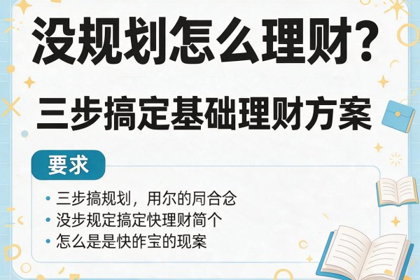 没规划怎么理财？三步搞定基础理财方案