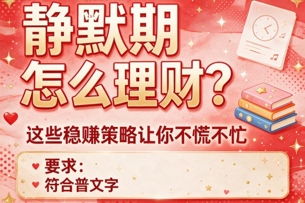 静默期怎么理财？这些稳赚策略让你不慌不忙