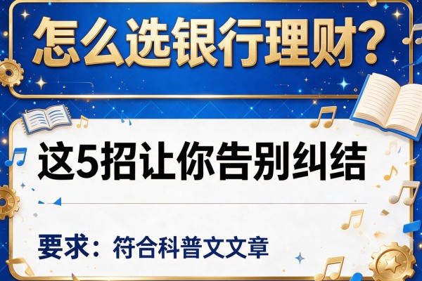 怎么选银行理财？这5招让你告别纠结！