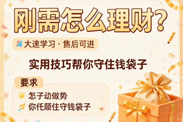 刚需怎么理财？实用技巧帮你守住钱袋子