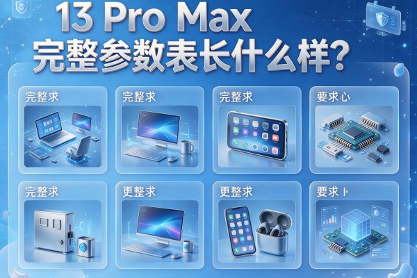 13 Pro Max的完整参数表长什么样？