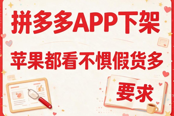 拼多多APP下架 苹果都看不惯假货多？