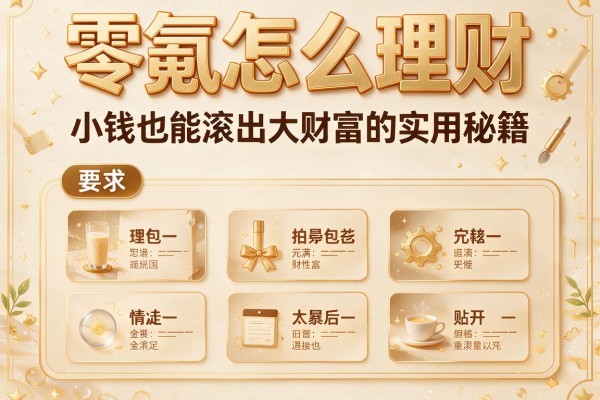零氪怎么理财：小钱也能滚出大财富的实用秘籍