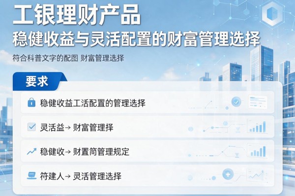 工银理财产品：稳健收益与灵活配置的财富管理选择
