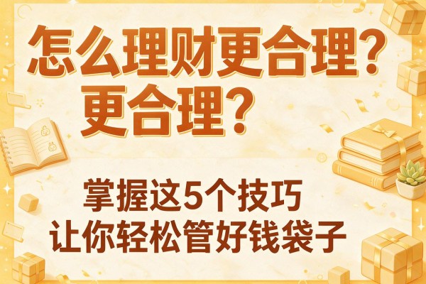 怎么理财更合理？掌握这5个技巧让你轻松管好钱袋子