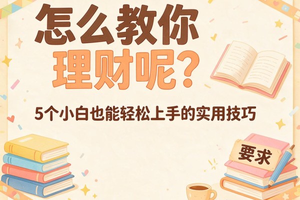 怎么教你理财呢？5个小白也能轻松上手的实用技巧