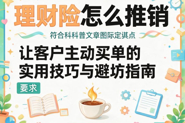 理财险怎么推销:让客户主动买单的实用技巧与避坑指南
