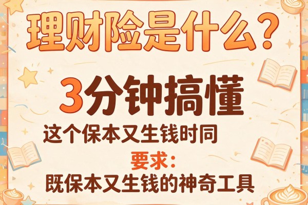 理财险是什么？3分钟搞懂这个既保本又生钱的神奇工具