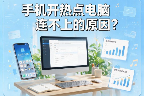 手机开热点电脑连不上的原因？