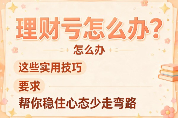 理财亏怎么办？这些实用技巧帮你稳住心态少走弯路