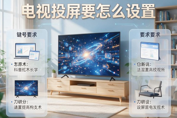 电视投屏要怎么设置？