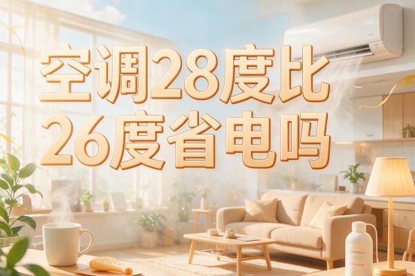 空调28度比26度省电吗